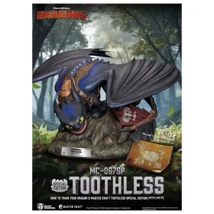 How To Train Your Dragon 2 Master Craft Toothless szobor figura 38 cm termékfotó