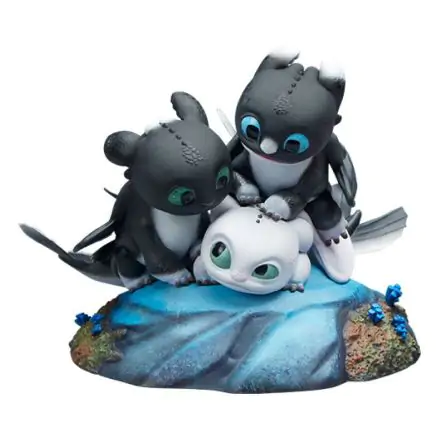 How to Train Your Dragon: The Hidden World Dart, Pouncer and Ruffrunner szobor figura 15 cm termékfotó