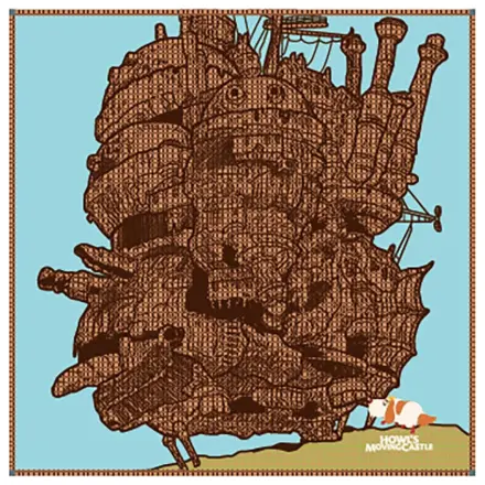 Howl´s Moving Castle Imabari Hauru's Castle zsebkendő 40 x 40 cm  termékfotó