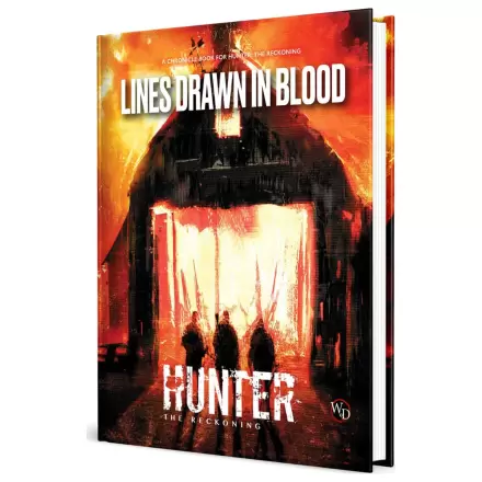 Hunter: The Reckoning 5th Edition RPG book Lines Drawn in Blood Sourcebook angol nyelvű termékfotó