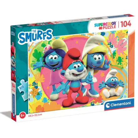 Hupikék törpikék puzzle 104db-os termékfotó