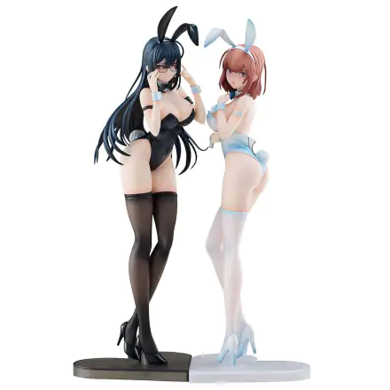 Ikomochi Original Character 1/6 Black Bunny Aoi & White Bunny Natsume (re-run) szobor figurák 30 - 31 cm termékfotó