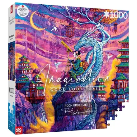 Imagination Series Puzzle Roch Urbaniak Sakura i Ryu (1000 darab) termékfotó