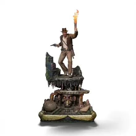 Indiana Jones Art Scale Deluxe 1/10 Indiana Jones szobor figura 40 cm termékfotója