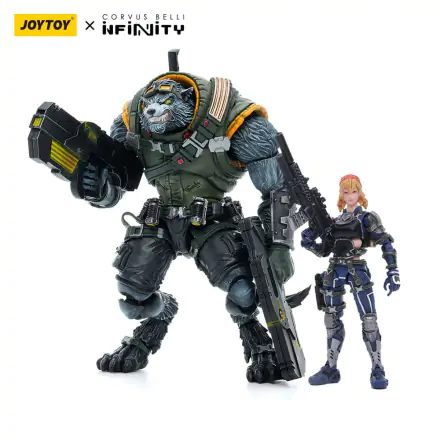 Infinity 1/18 Ariadna Equipe Mirage-5 Sergent Duroc & Lieutenant Margot Berthier akciófigura termékfotó