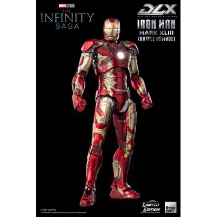 Infinity Saga DLX 1/12 Iron Man Mark 43 (Battle Damage) Limitált kiadás akciófigura 17 cm termékfotó