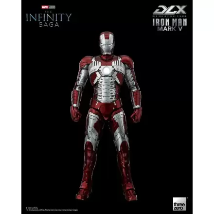 Infinity Saga DLX 1/12 Iron Man Mark 5 akciófigura 17 cm termékfotója