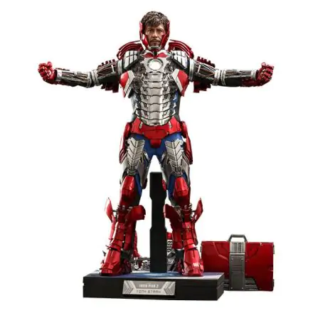 Iron Man 2 Movie Masterpiece  1/6 Tony Stark (Mark V Suit Up Version) Deluxe akciófigura 31 cm termékfotója