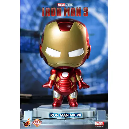 Iron Man 3 Cosbi Mini figura Iron Man Mark 7 8 cm termékfotó