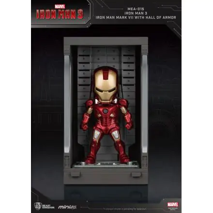 Iron Man 3 Mini Egg Attack akciófigura Hall of Armor Iron Man Mark VII 8 cm termékfotó