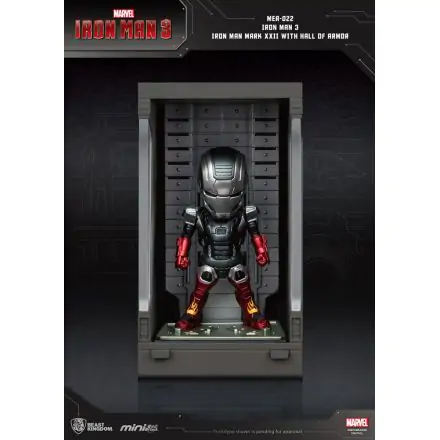 Iron Man 3 Mini Egg Attack Hall of Armor Iron Man Mark XXII akciófigura 8 cm termékfotó