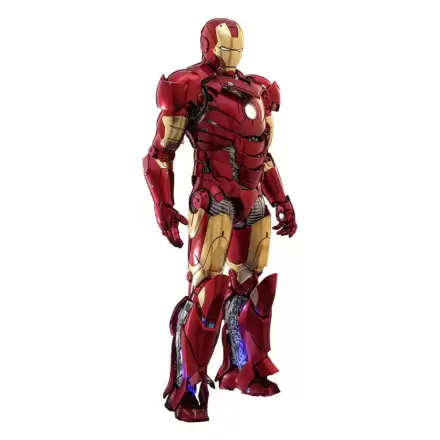 Iron Man Movie Masterpiece Diecast 1/6 Iron Man Mark III (Armor Suit Up Version) akciófigura 32 cm termékfotó