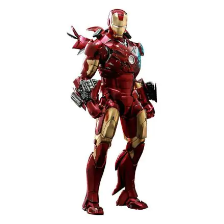 Iron Man Movie Masterpiece Series Diecast 1/6 Iron Man Mark III (2.0) akciófigura 32 cm termékfotó