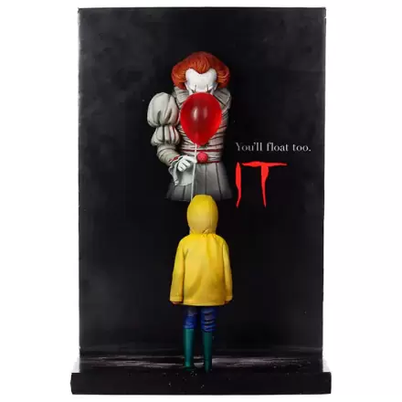 It 2017 Pennywise & Georgie Poster 3D figure 20 cm termékfotója