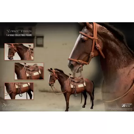 James Dean Action 1/6 Cowboy Horse szobor figura 30 cm termékfotó