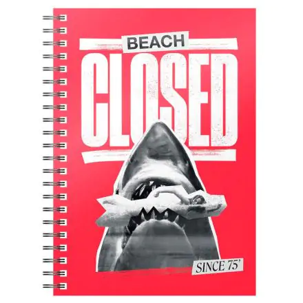 Jaws 1975 strand Closed A5 jegyzetfüzet termékfotó