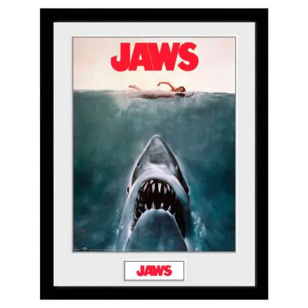 Jaws Key Art Bekeretezett Fotó termékfotó