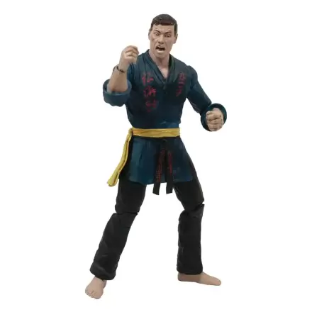 Jean-Claude Van Damme Deluxe Blue Gi Version akciófigura 18 cm termékfotója