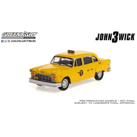 John Wick Chapter 3 Diecast Model 1/43 1974 Checker Motors Marathon A11 N.Y.C. Taxi #5L89 termékfotó