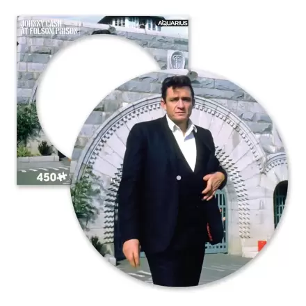 Johnny Cash: Folsom Prison Picture Disc Puzzle (450 Teile) termékfotója