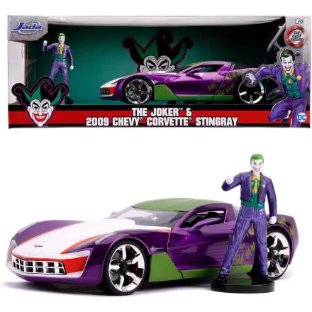 Joker Chevy Corvette Stingray 2009 car + figura szett termékfotója