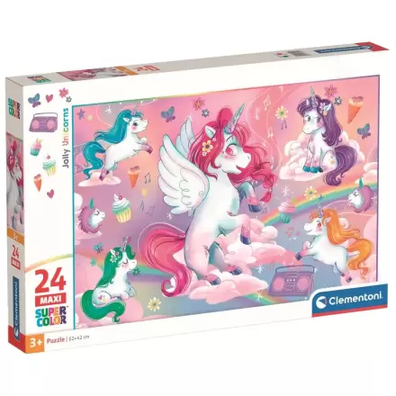 Jolly Unicorns maxi puzzle 24db-os termékfotó