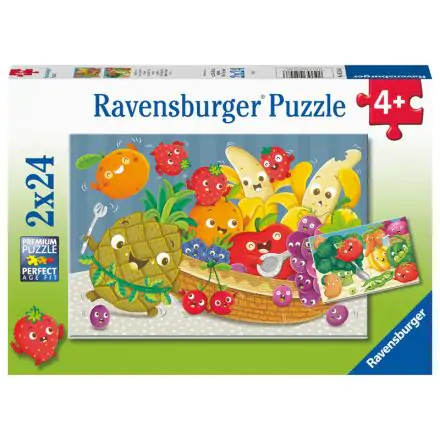 Joy of fruits and vegetables puzzle 2x24db-os termékfotó
