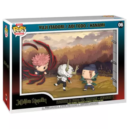 Jujutsu Kaisen Funko POP Moments Vinyl figurák Itadori & Todo vs Hanami 9 cm termékfotója