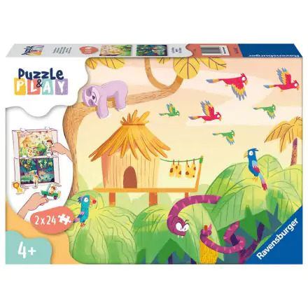 Jungle exploration puzzle 2x24db-os termékfotó