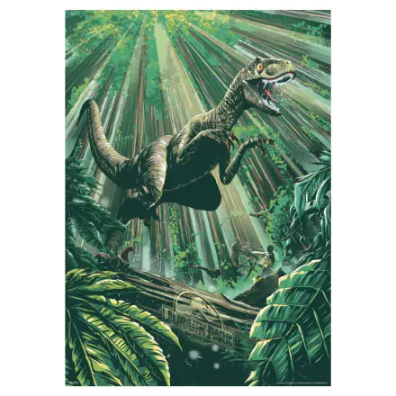 Jurassic Park 30. Anniversary Edition Limited Jungle Art Edition Art Print poszter 42 x 30 cm termékfotó