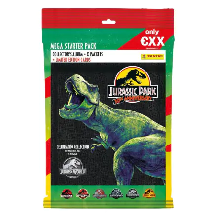 Jurassic Park 30th Anniversary Trading Card Collection Starter Pack német nyelvű termékfotója