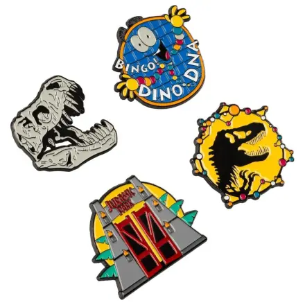Jurassic Park 4 db-os kitűző csomag termékfotó