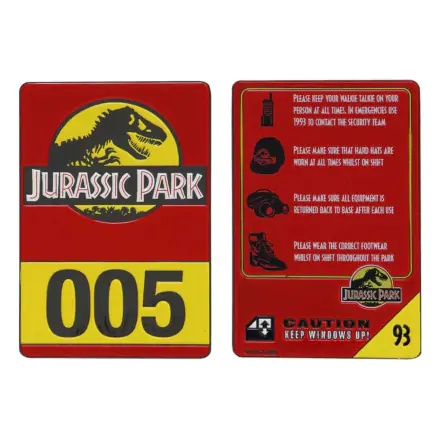 Jurassic Park Jeep 30. évfordulós fém kártya Limitált kiadás termékfotója