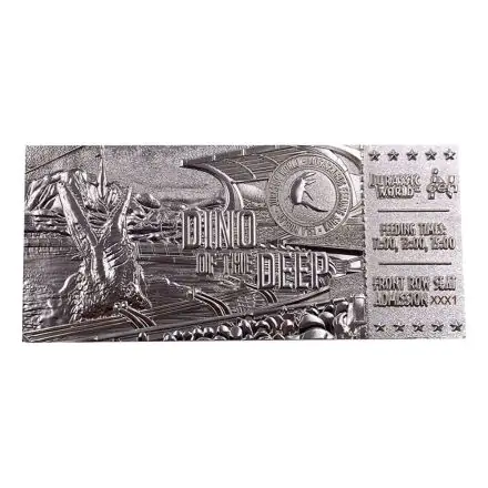 Jurassic Park Mosasaurus Ticket Ticket replika (Ezüstözött) termékfotó