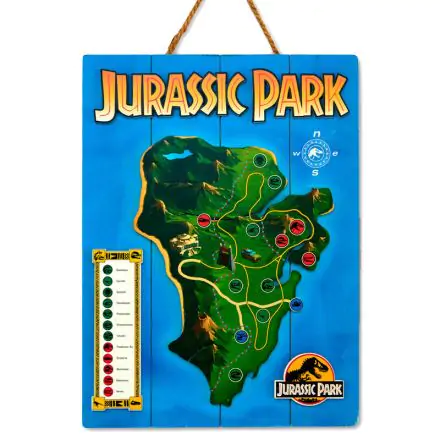 Jurassic Park Nublar Island Woodart 3D fa anyagú poszter festmény termékfotó