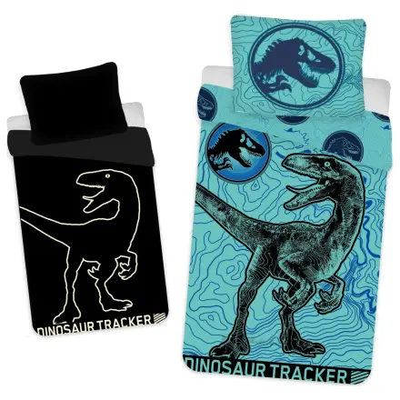 Jurassic World Dinosaur Tracker Sötétben világító ágyneműhuzat termékfotó