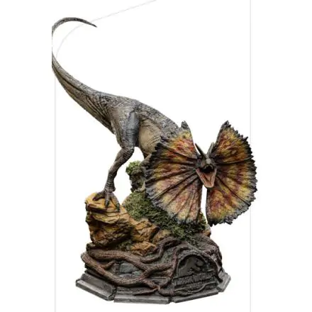 Jurassic World Dominion Art Scale 1/10 Dilophosaurus szobor figura 13 cm termékfotó