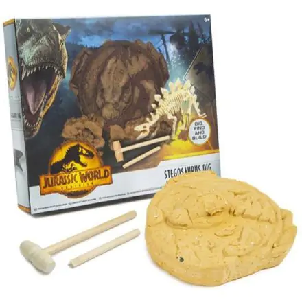 Jurassic World Glow Stegosaurus excavation kit termékfotó