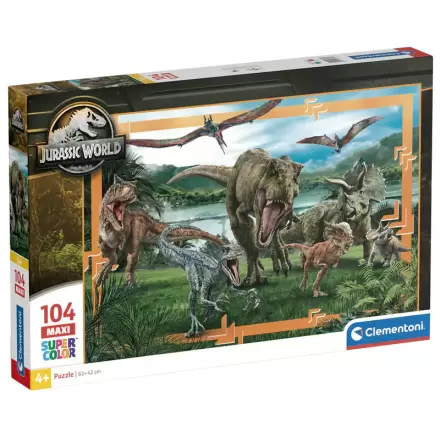 Jurassic World maxi puzzle 104db-os termékfotója