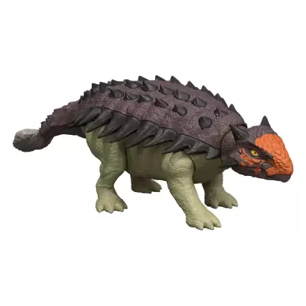 Jurassic World Rebirth Wild Roar Ankylosaurus akciófigura hanggal 7 cm termékfotó