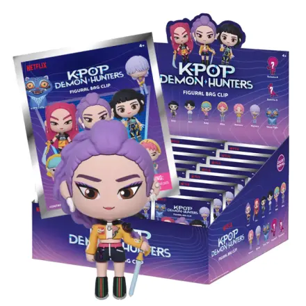 K-Pop Demon Hunter 3D PVC Bag Clips cipzárdísz/táskadísz Mystery Bag meglepetés csomag termékfotó