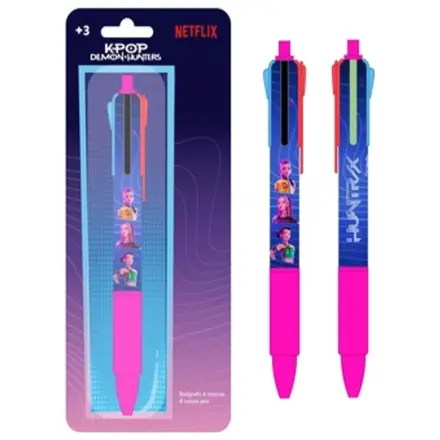 K-Pop Demon Hunters 4 Color Ball Pen termékfotó