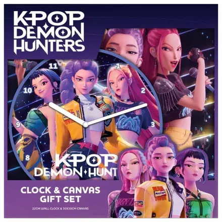 K-pop Demon Hunters óra & vászonkép csomag termékfotó