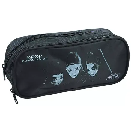 K-pop Démonvadászok Black 2 rekeszes tolltartó 26 cm termékfotó
