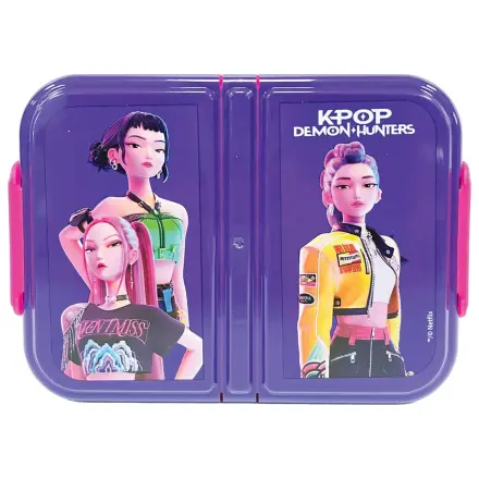 K-pop Démonvadászok Girls több rekeszes uzsonnás doboz, szendvicsdoboz termékfotó