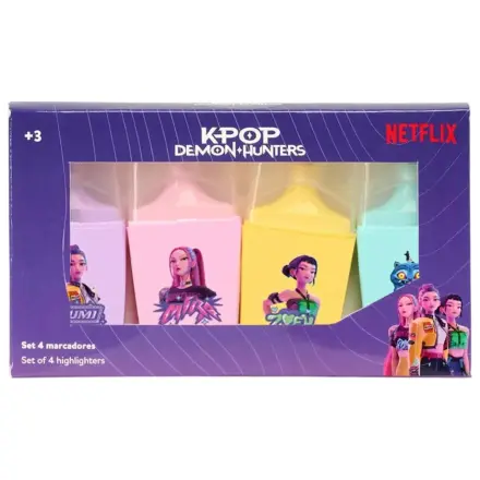 K-pop Démonvadászok Stars mini szövegkiemelő szett 4 db-os termékfotó