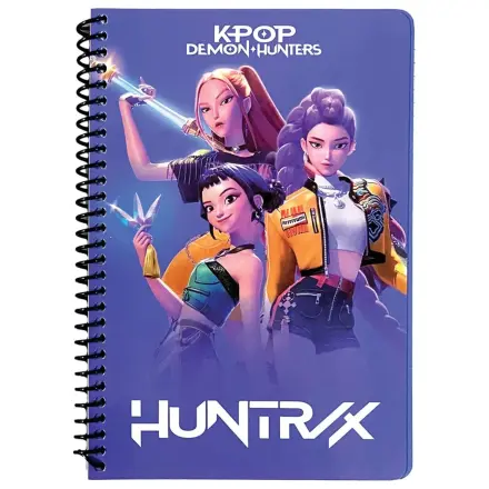 K-pop Démonvadászok Warriors B/5 vonalas spirál füzet 105 lapos termékfotó
