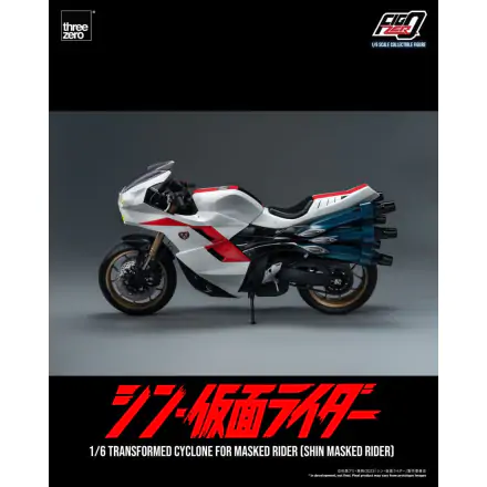 Kamen Rider FigZero 1/6 Transformed Cyclone for Shin Masked Rider jármű 35 cm termékfotó