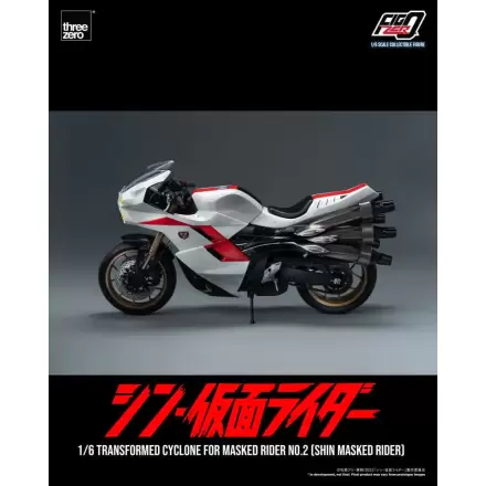 Kamen Rider FigZero 1/6 Transformed Cyclone for Shin Masked Rider No. 2 jármű 35 cm termékfotó