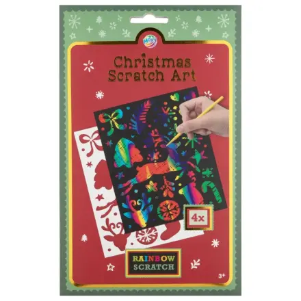 Karácsony Rainbow scratch képkarcoló készlet termékfotó